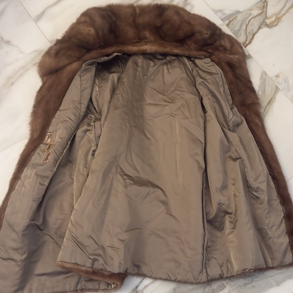 Vintage Mink Ruffled Collar, Sz L - Picture 10 of 14